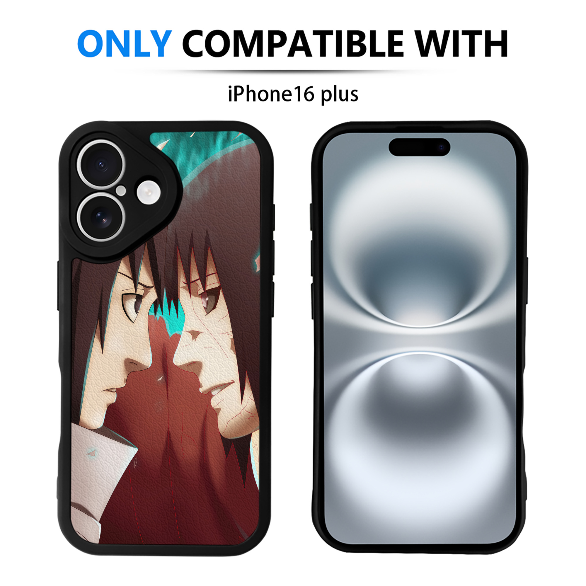（画像用） NARUTO -ナルト- NARUTO -ナルト- 疾風伝 【iPhone 16シリーズ対応】シリコンスマホケース（レザー調） 材質：シリコン